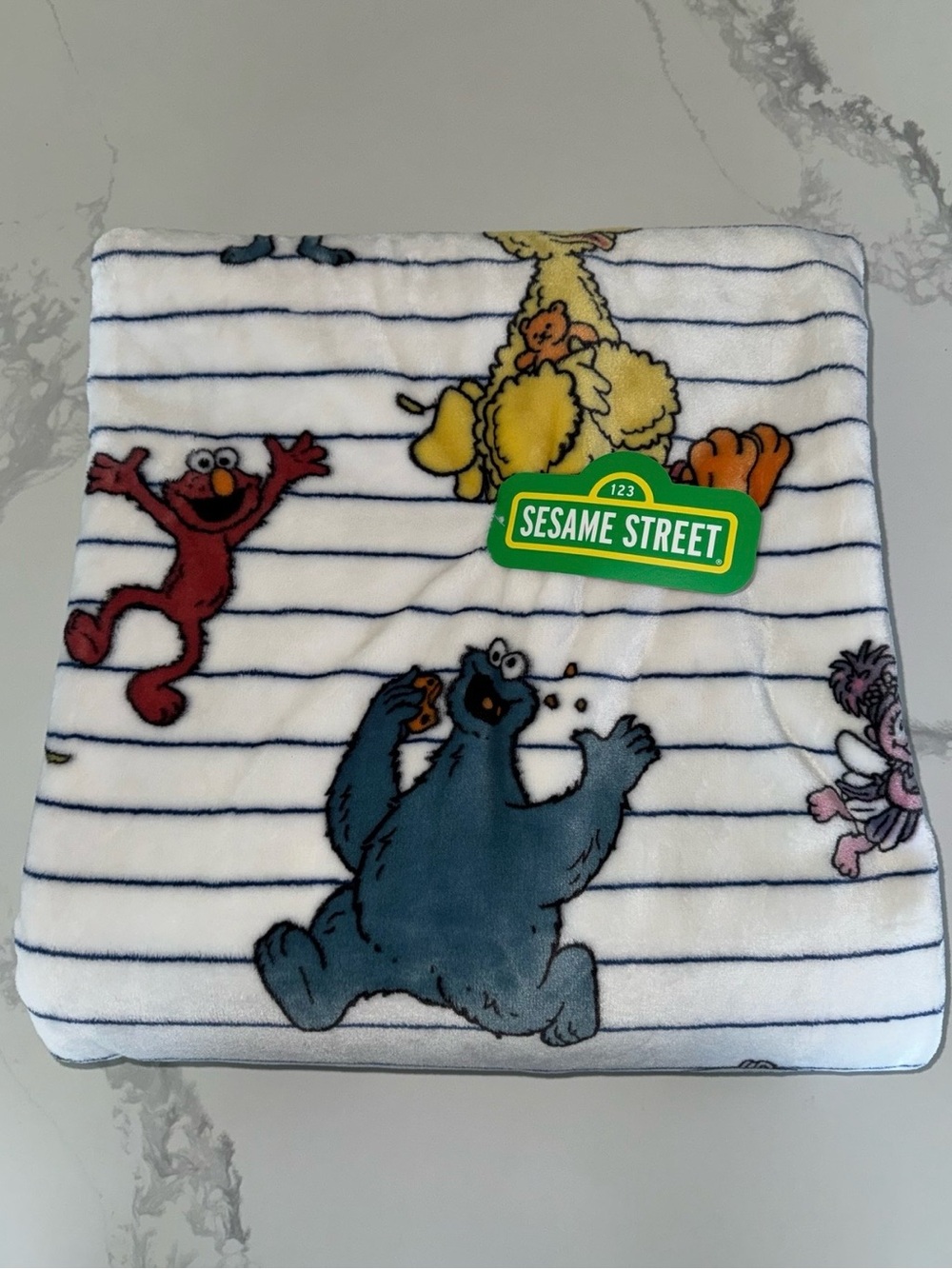 Sesame Street Cozy Plush Elmo & Friends Blanket